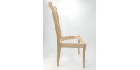 Chair in wood (oak) #0200 in stock